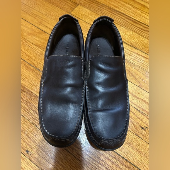 Cole Haan Men\'s Shoes Brown Tucker Venetian Leather Slip On Size 11.5 M main image 9